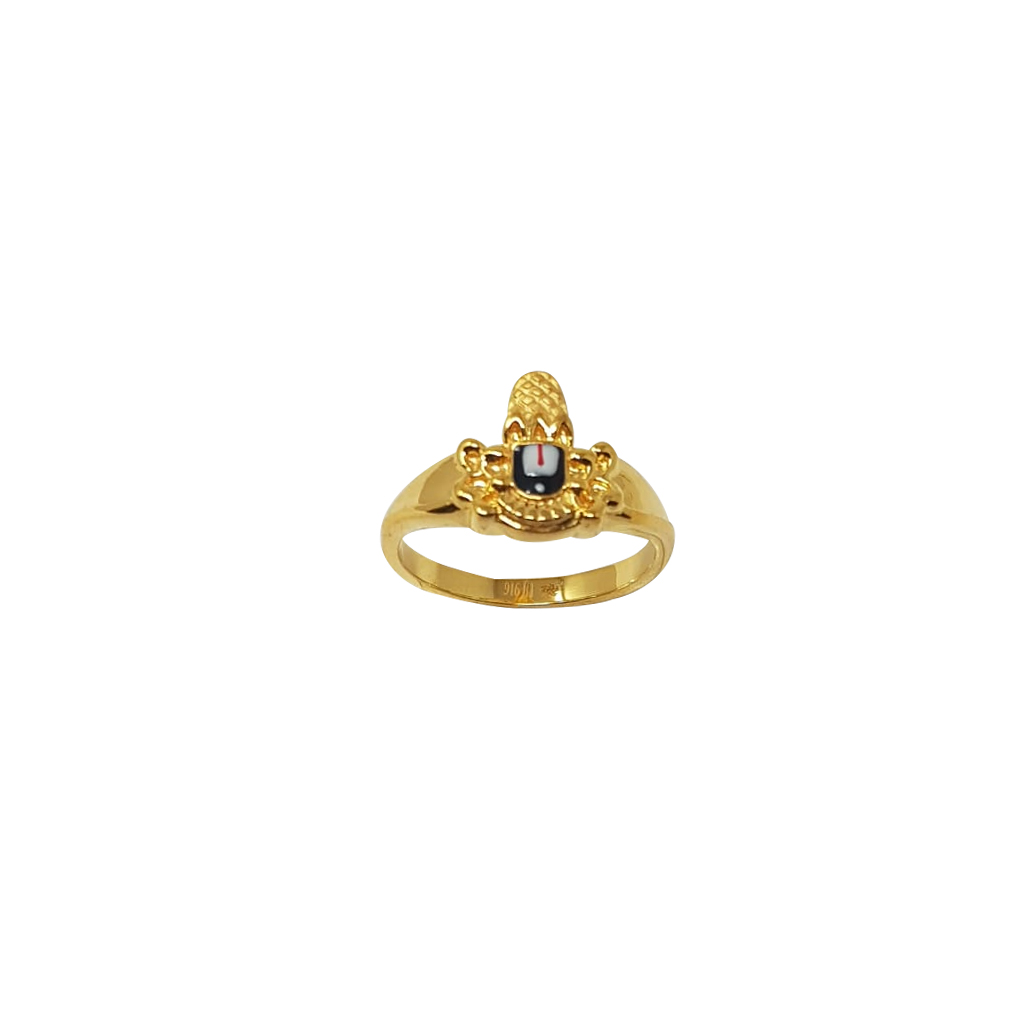 Buy 22Kt Sri Venkateswara Swamy Gold Ring For Kids 93VE1216 Online from  Vaibhav Jewellers